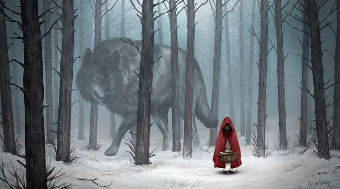 Little Red Riding Hood - My, Story, Mystic, Little Red Riding Hood, Shturenkov