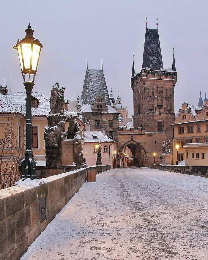 Снежная Прага
