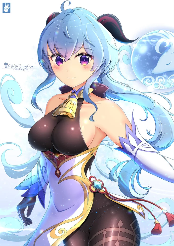 Gan Yu - Anime art, Game art, Genshin impact, Ganyu (Genshin Impact), Chinchongcha