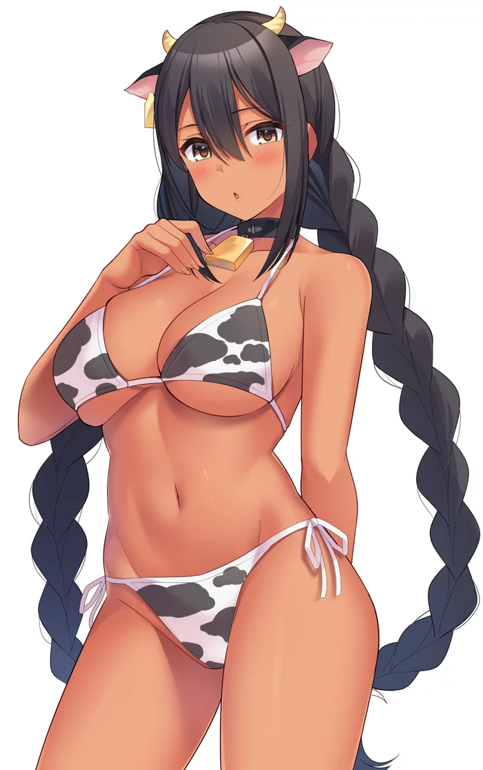 South Dakota - NSFW, Anime, Anime art, Azur lane, South Dakota, Swimsuit, Breast, Cowsuit