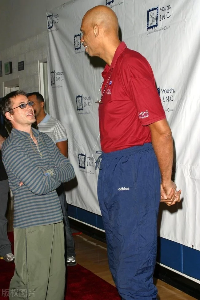 Robert Downey Jr. and Kareem Abdul-Jabbar - Robert Downey Jr., NBA, Kareem Abdul-Jabbar