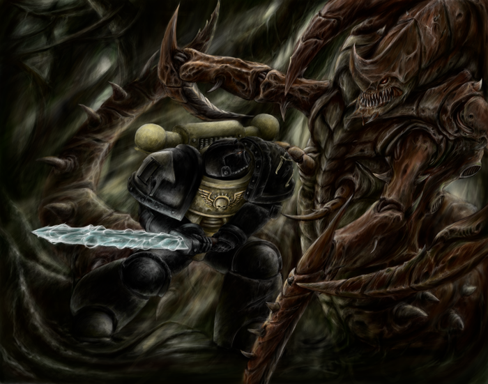 Scythes of the emperor vs tyranids