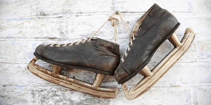 Dad's skates - My, Skates, Real life story, Life stories, Winter, Childhood