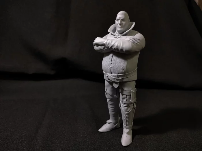 Сигизмунд Дийкстра. Печать 3d модели - Моё, Ведьмак, Ведьмак 3: Дикая охота, Zbrush, 3D моделирование, 3D печать, Компьютерные игры, Видео, Длиннопост, Дийкстра