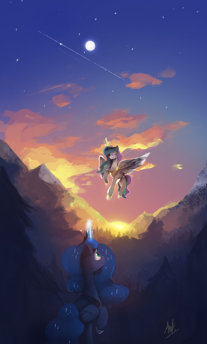  My Little Pony, Princess Celestia, Princess Luna, , Anticular