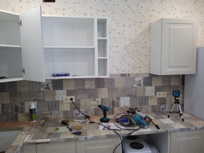 Установка кухни ч. 2,5 своими руками | Пикабу