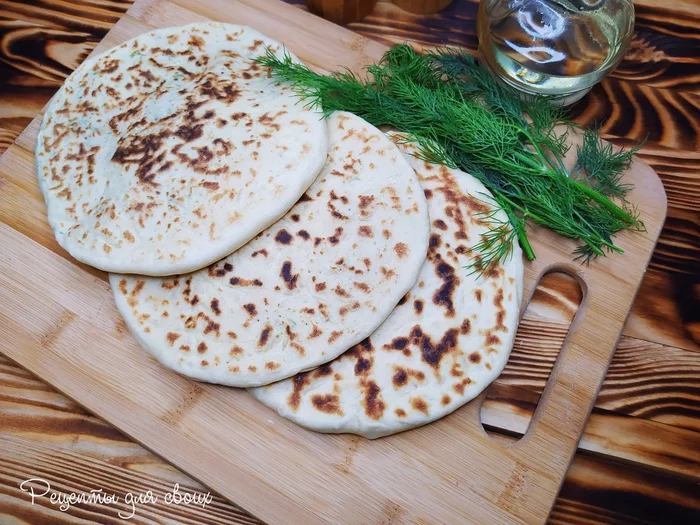 Kefir flatbreads with cheese filling (Khychyny) - My, Food, Tortillas, Cheese, Kitchen, Cooking, Recipe, Longpost