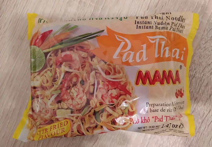 MAMA Pad Thai - My, Noodles, Doshirakology, Longpost, Thai cuisine, Food