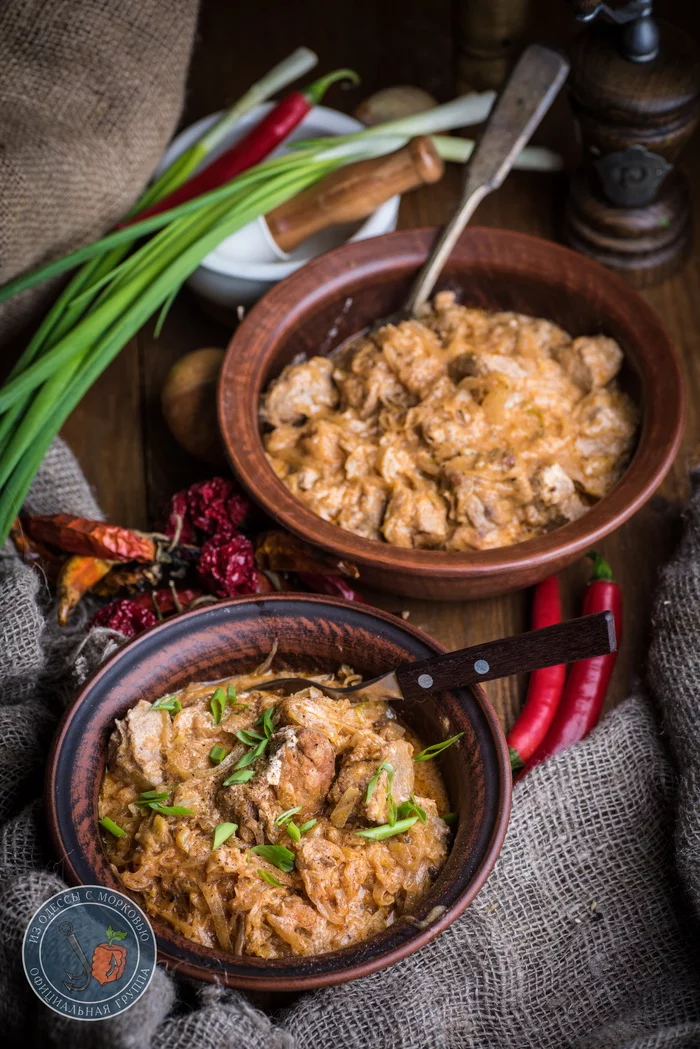 Szegedin goulash. The Adventures of the Good Soldier Schweik. Literary cuisine - My, From Odessa with carrots, Cooking, Food, Recipe, The photo, Longpost, Goulash, Cabbage, Literary Cuisine