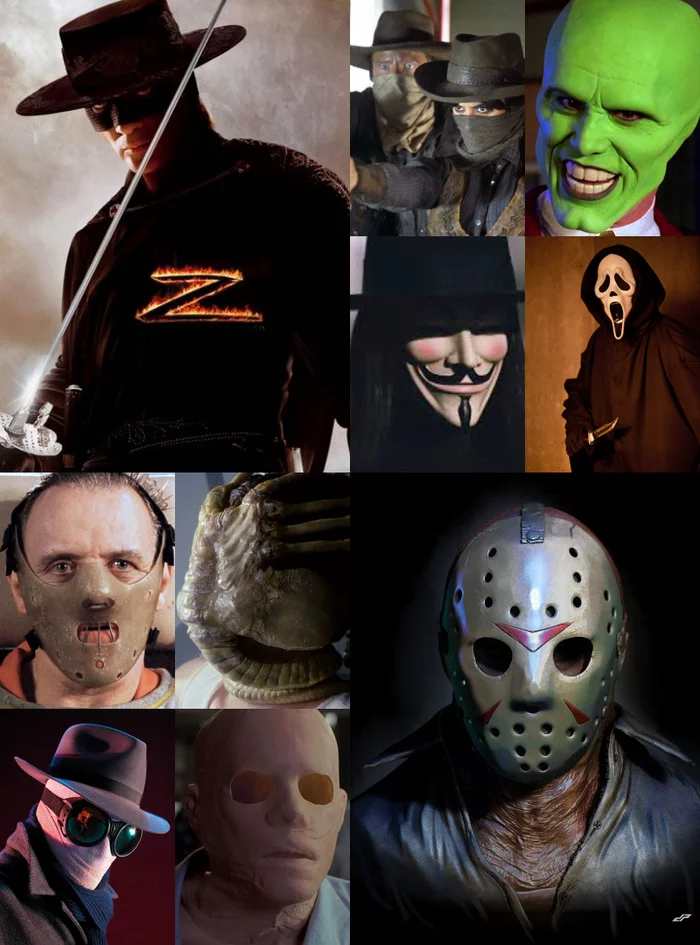 Catalog of masks 2021 (with different degrees of protection) - Humor, Longpost, Mask