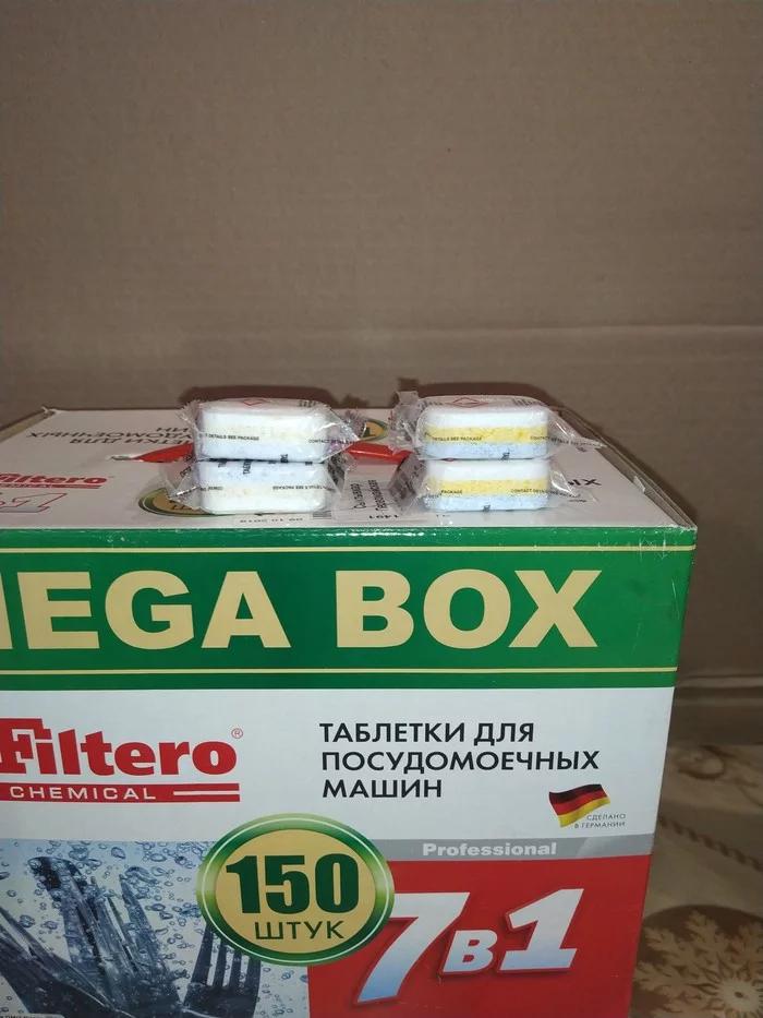 Tablets for PM filtero - My, DNS, Dishwasher tablets, Deception, Longpost