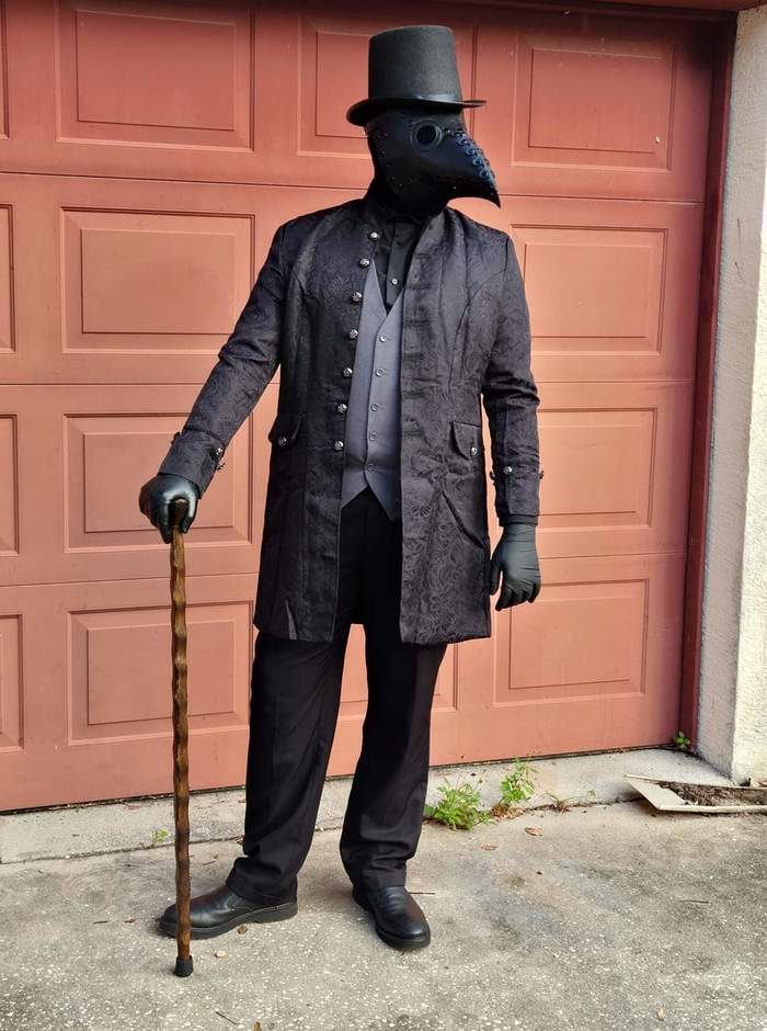 Ceremonial costume for social events in the current conditions - The photo, Costume, Plague Doctor, Coronavirus, Pandemic, Style, Reddit