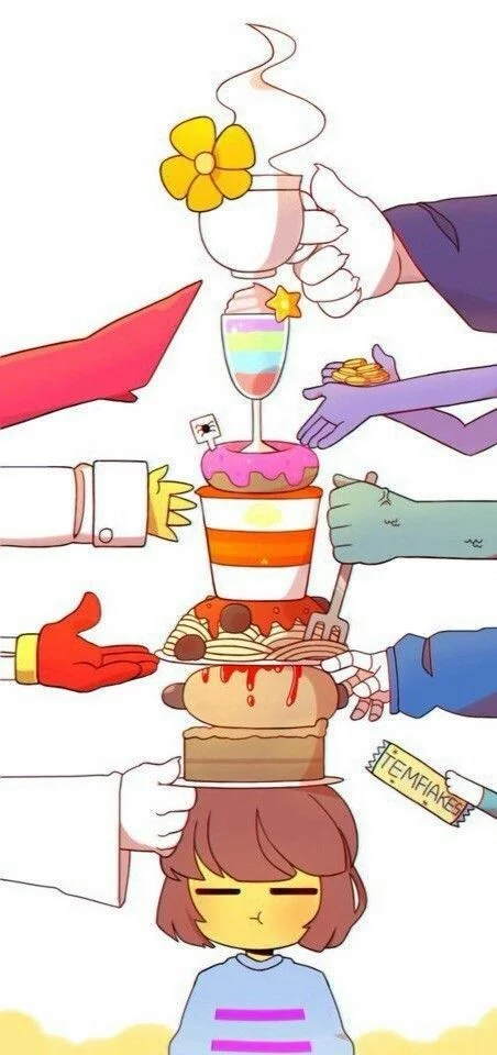 Вкусняшки - Undertale, Frisk, Toby Fox, Toriel, Sans, Papyrus, Undyne, Alphys, Muffet, Mettaton, Asgore