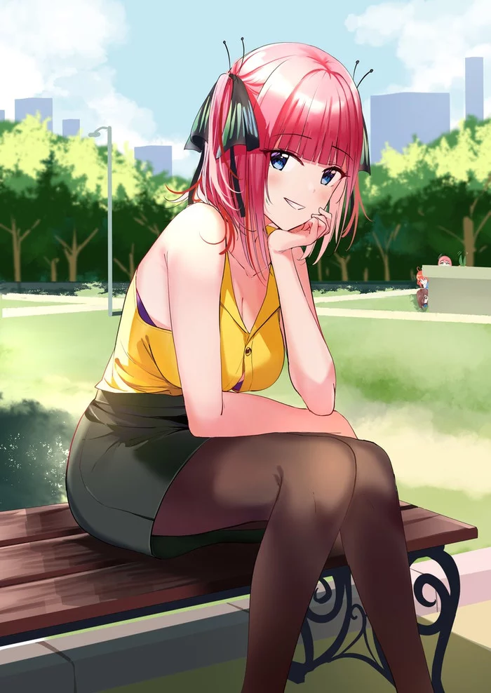 Nino - Gotoubun no hanayome, Nino nakano, Anime, Anime art, Art, Girls, Nakano miku, Nakano Itsuki, Ichika Nakano, Nakano Yotsuba