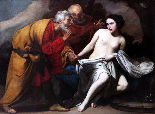 Susanna and the elders - My, Painting, Painting, Art, Longpost, Bible