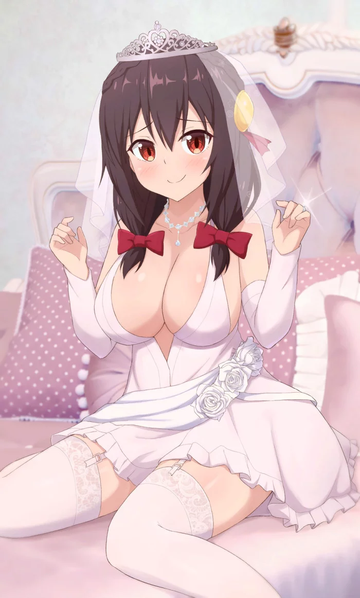 Bride Yunyun - NSFW, Konosuba, Yunyun, Anime art, Anime