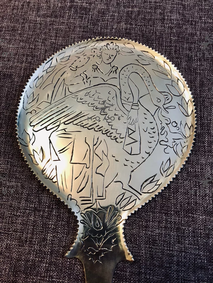 Etruscan Mirror - My, Mirror, Etruscans, Reconstruction, Longpost