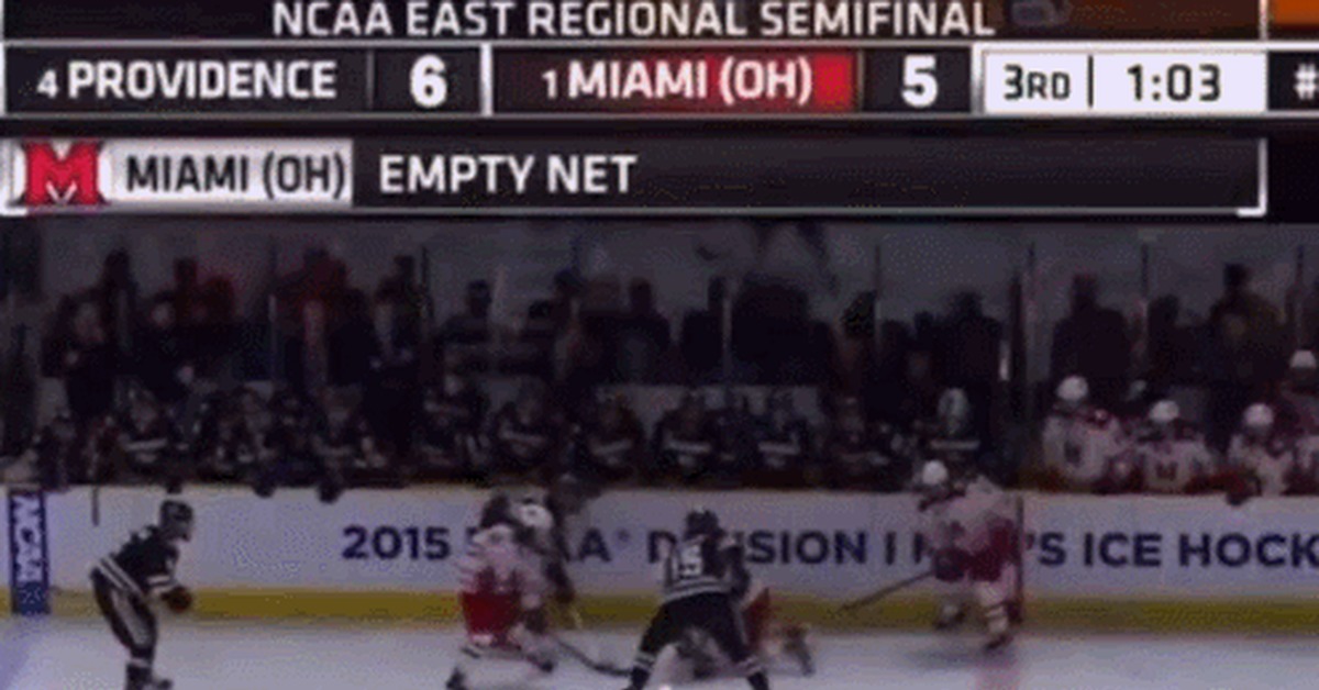 Always fight to the end - Sport, Hockey, Save, Selflessness, Ncaa, GIF