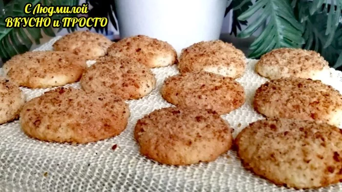 The simplest and fastest cookies - tender, crumbly, tasty, beautiful, and not expensive - My, Food, Recipe, Video recipe, Cooking, Kitchen, Bakery products, Cookies, Yummy, The best, Video, Longpost