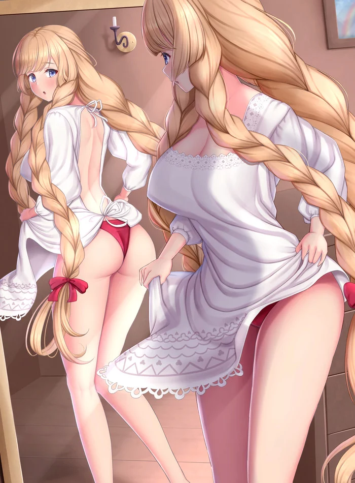 Athena - NSFW, Granblue fantasy, Athena, Anime art, Anime, Art, Erotic, Booty, Pantsu