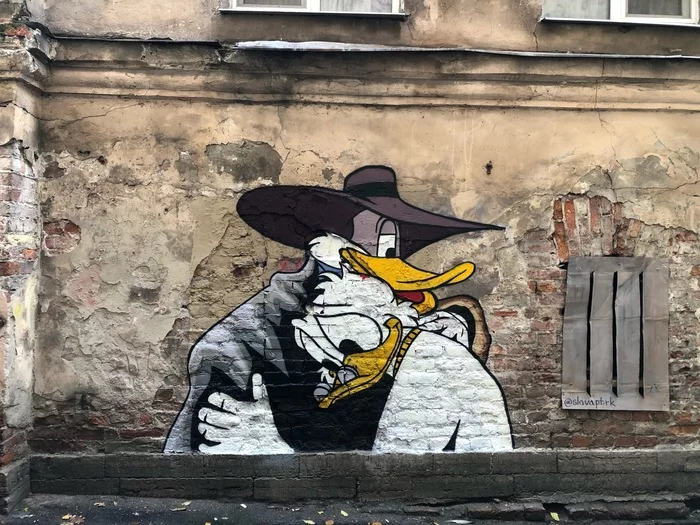 Graffiti - Black Cloak, Graffiti, Scrooge McDuck, Brother, Movies, Referral, Saint Petersburg, Slava ATGM, , 