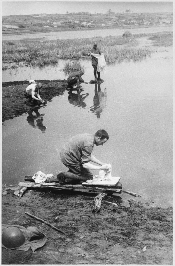 How and where Red Army soldiers washed, as well as other aspects of hygiene during the war (Rare archival photos) - Yandex Zen, Everyday life, Hygiene, The Great Patriotic War, Longpost