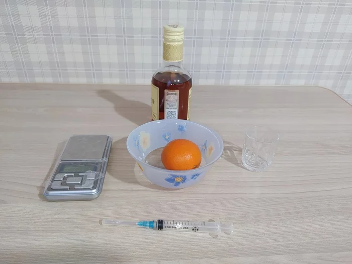 Is it possible to pump up an orange with vodka!? - My, Test, Experiment, Bike, Food, Alcohol, Video, Longpost