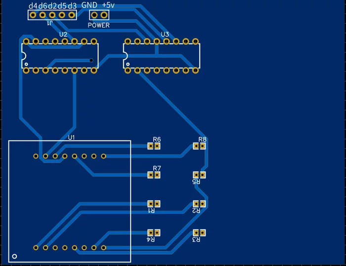Improving the 8x8 Matrix for Arduino Using Shift Registers - My, Arduino, Needlework, With your own hands, Video, GIF, Longpost, Needlework with process, Reply to post