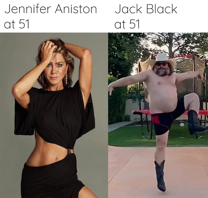 Grace of a cat - Jack Black, Jennifer Aniston, Celebrities, Actors and actresses