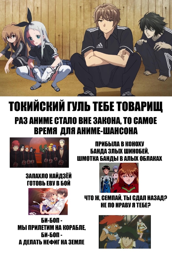 - , ,   , , Evangelion, Cowboy Bebop