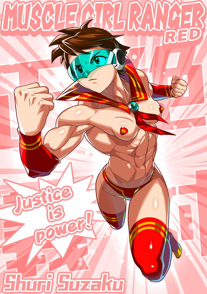 Muscle girl ranger RED