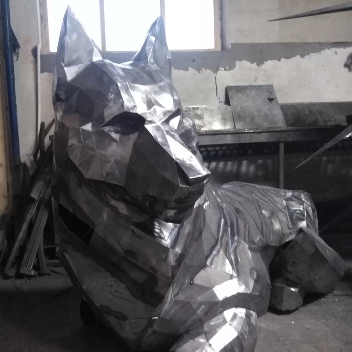 Steel Wolf, continued. Killer ushm - My, Welding, With your own hands, Tig, Wolf, Bulgarian, Handmade, Video, Longpost, Mat