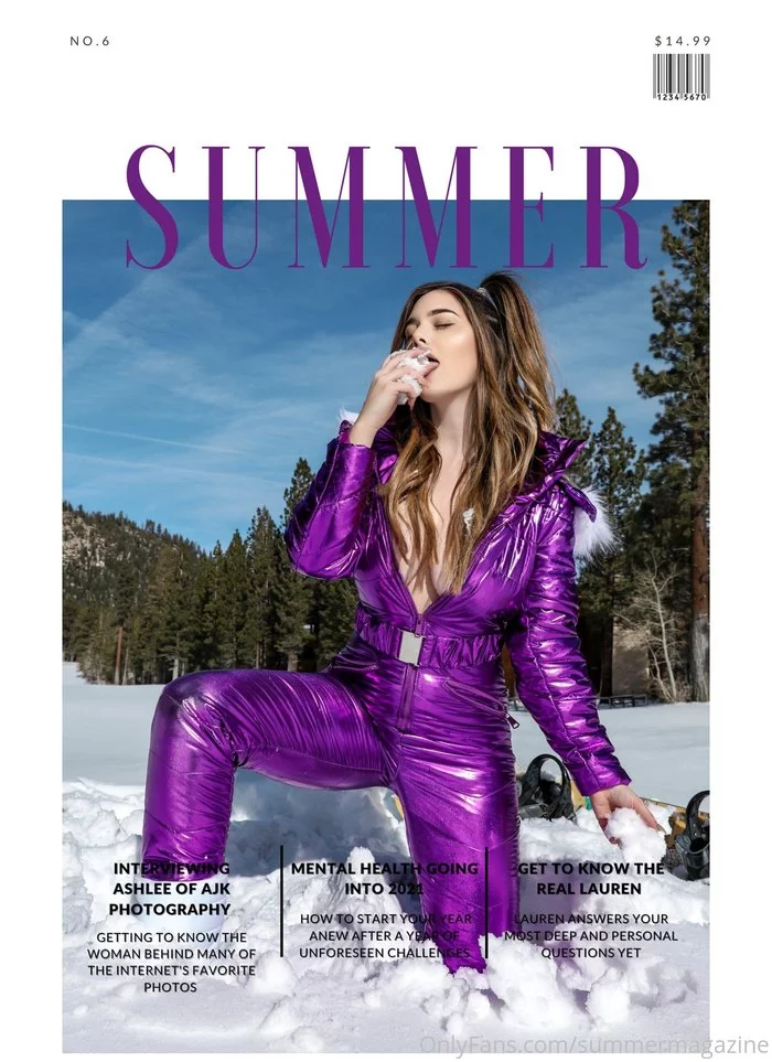 Lauren Summer - Summer Magazine Issue 6 - NSFW, Erotic, Girls, Longpost, Lauren summer