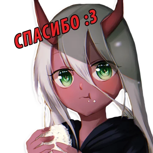 Stickers from 02 - Darling in the Franxx, Anime, Longpost, Zero two