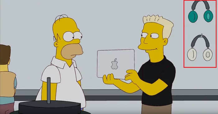 It was already in The Simpsons... Apple AirPods Max - My, The Simpsons, Homer Simpson, It was already, Apple, Airpods Max, Repeat