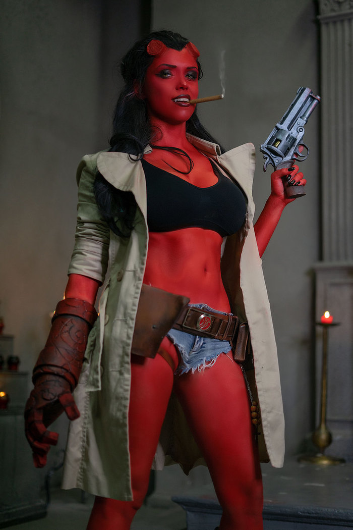 Cosplay HellBoy(HellGirl) Octokuro, , Hellgirl, ,  63, 
