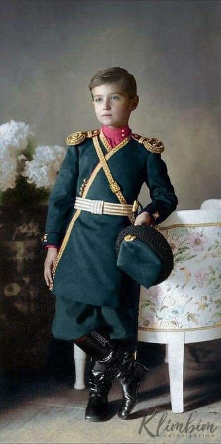 Young Tsarevich Alexei Nikolaevich Romanov, early 1910s - Romanovs, Romanov dynasty, Tsesarevich Aleksey, Old photo