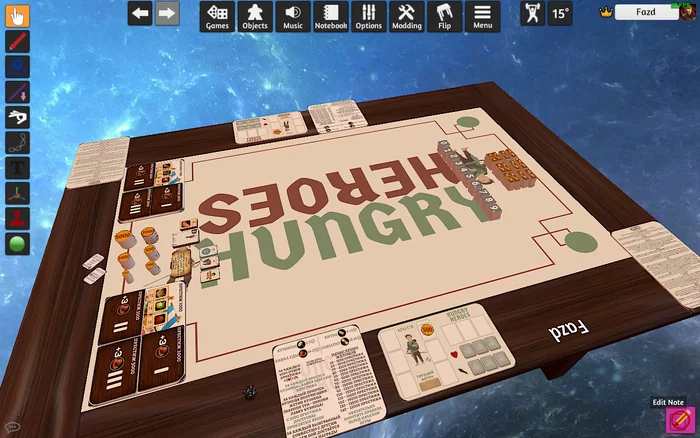 Продолжение поста «Голодные герои или как я себе настолку придумал» - Моё, Настольные игры, Настольные ролевые игры, Хобби, Сила Пикабу, Tabletop Simulator, Gamedev, Ответ на пост