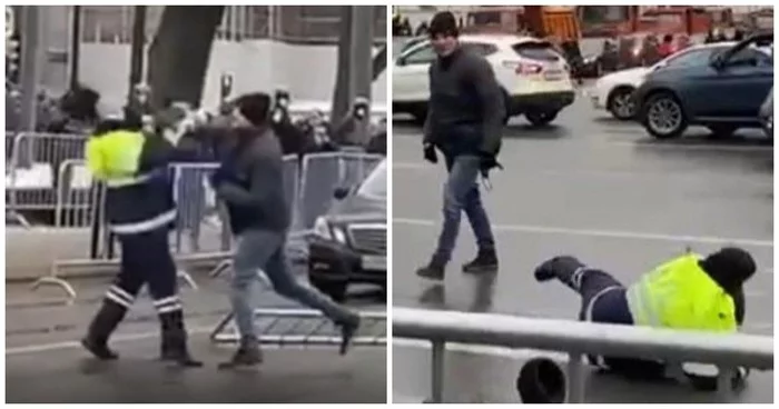 In St. Petersburg, a protester attacked a traffic inspector and disappeared into the crowd - Politics, Alexey Navalny, Detention, Police, Protest, Attack, Negative