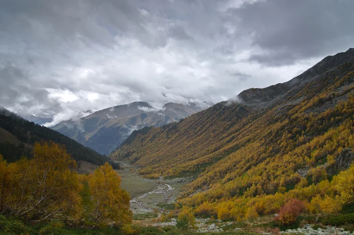 Autumn in Aksaut No. 3 - My, The photo, Autumn, The mountains