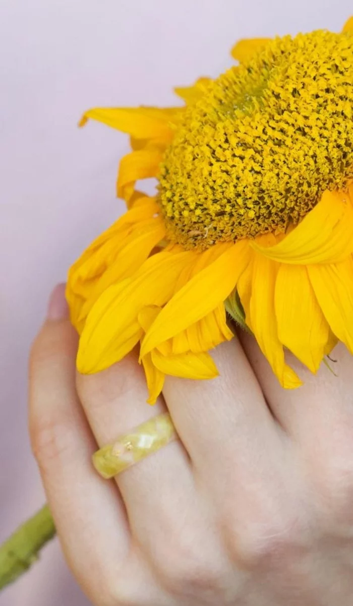 My job - Ring, Epoxy resin, Handmade, Needlework without process