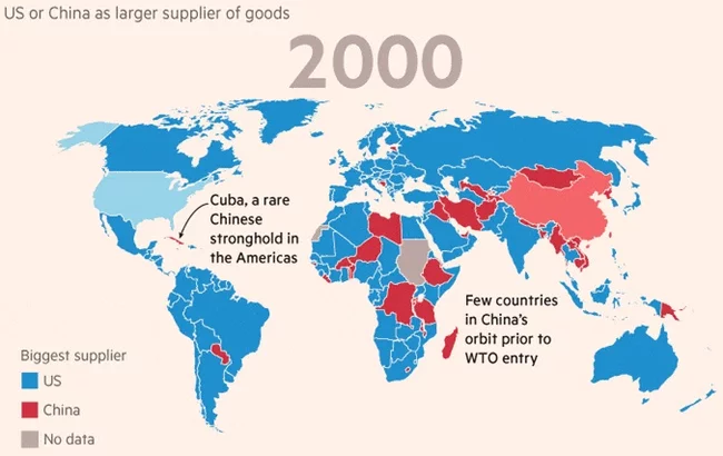 Change in trade turnover over 20 years - Economy, Dollars, China, USA, Yuan, Turnover