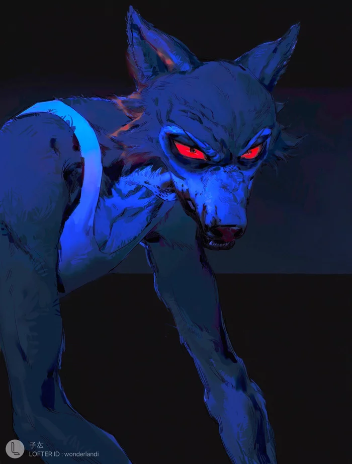 Instinct - Арт, Рисунок, Аниме, Beastars, Legoshi, Фурри