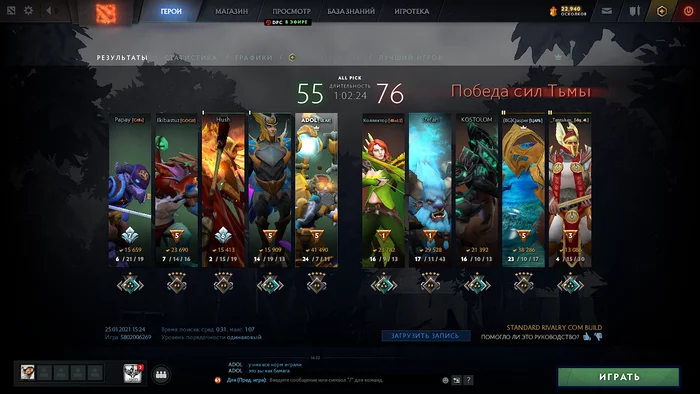 Dota 2 selection system (Ranking) - My, Dota 2, Analysis, Advice, Need advice