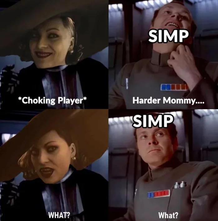 What ? - NSFW, Specific tastes, Humor, Computer games, Resident evil, Resident Evil 8: Village, Lady Dimitrescu - Resident Evil, Star Wars