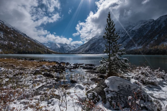 Multinskie lakes - My, Altai Republic, The mountains, Siberia, Lake, The nature of Russia, Nature, Autumn, The photo, Landscape