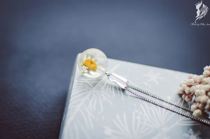Spheres and hemispheres made of epoxy resin - My, Handmade, Epoxy resin, Plants, Needlework without process, Pendant, Earrings, Nika_kiss, Longpost