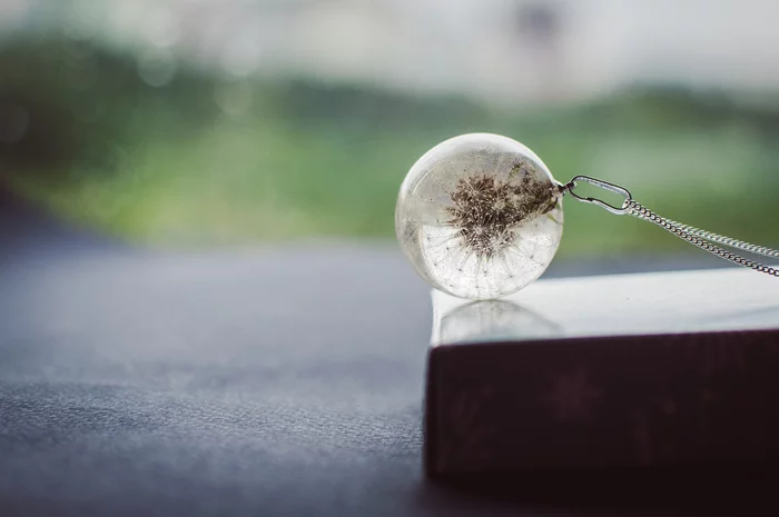 Spheres and hemispheres made of epoxy resin - My, Handmade, Epoxy resin, Plants, Needlework without process, Pendant, Earrings, Nika_kiss, Longpost
