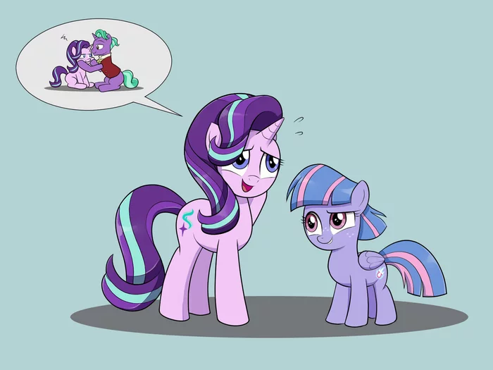 Папина тыковка - My Little Pony, PonyArt, Starlight Glimmer, Firelight, Wind Sprint, Mew-Me