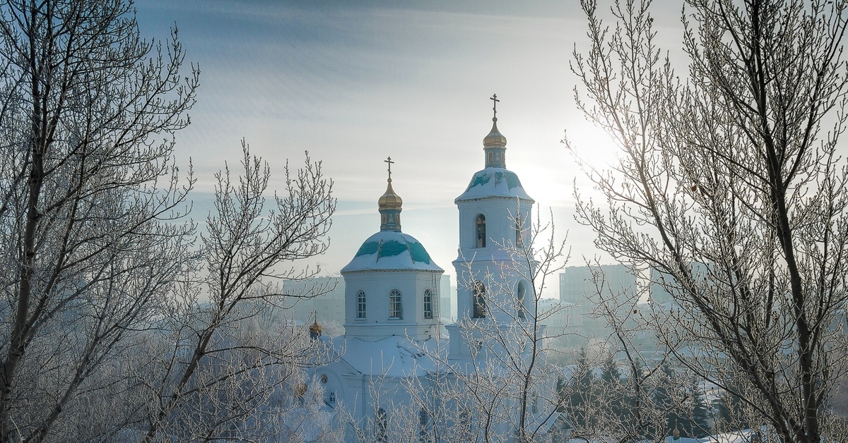 Крестовоздвиженский собор омск